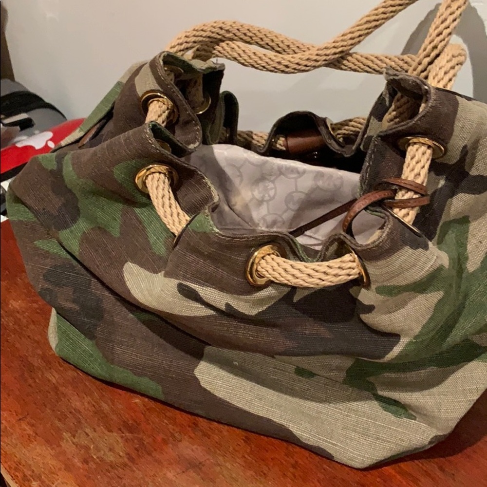 MK camo bag